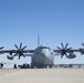 152nd Airlift Wing C-130 sits on the ramp at CAL FIRE’s McClellan Reload Base in 2020
