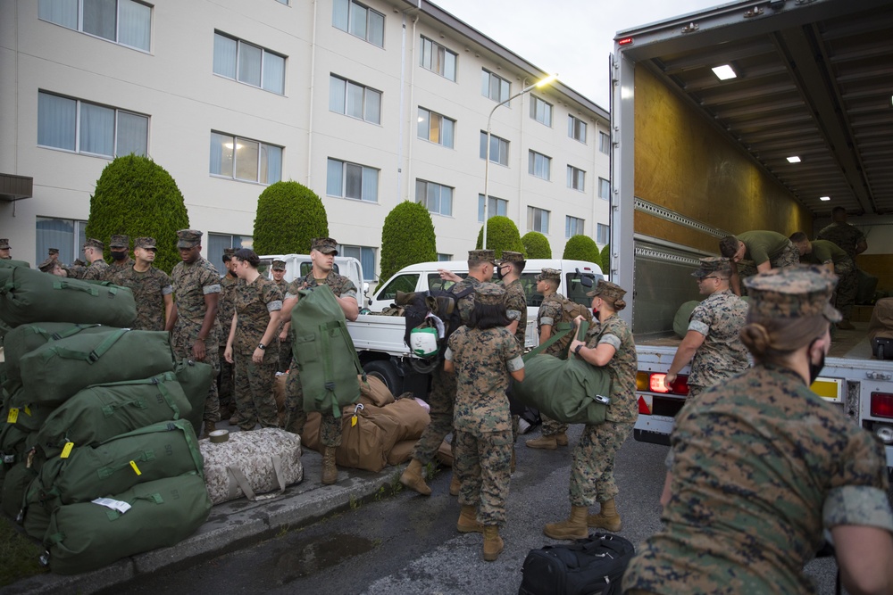 Marines with VMFA-232 depart for Guam