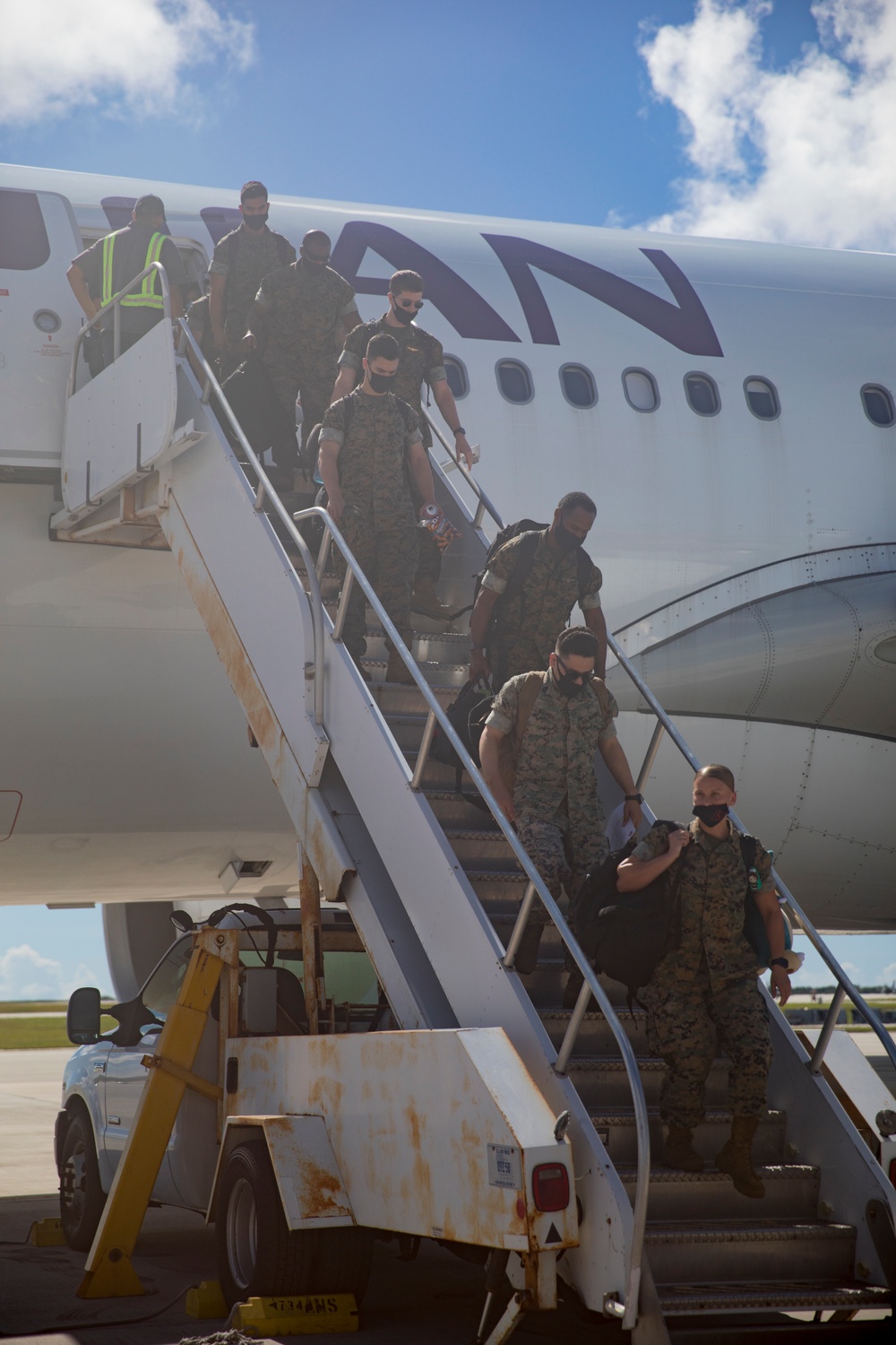 Marines with VMFA-232 depart for Guam