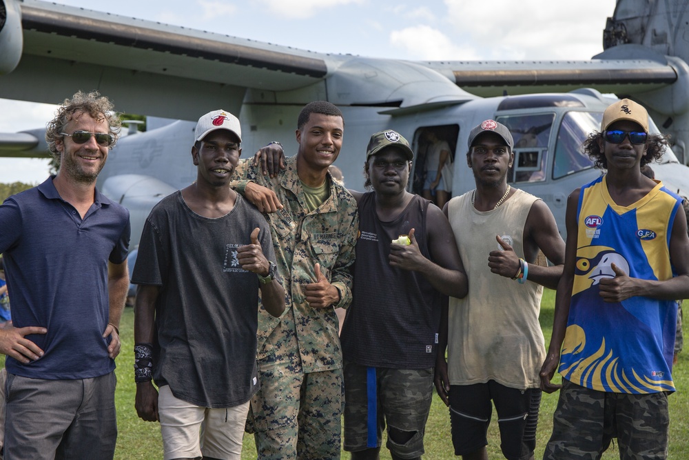 MRF-D hosts a community day event in Nhulunbuy