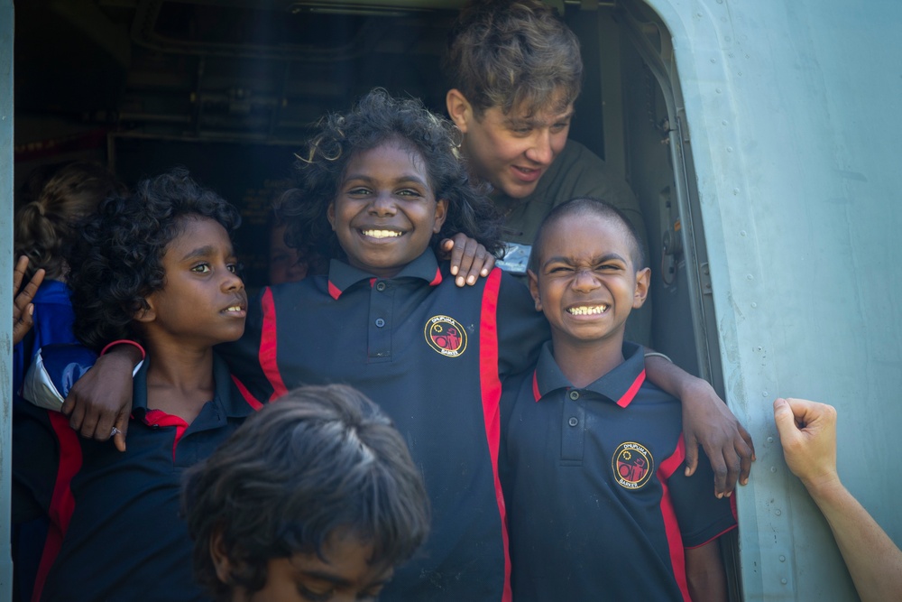 MRF-D hosts a community day event in Nhulunbuy