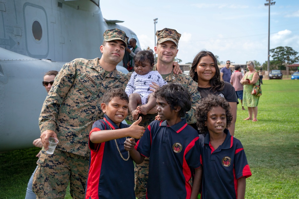 MRF-D hosts a community day event in Nhulunbuy