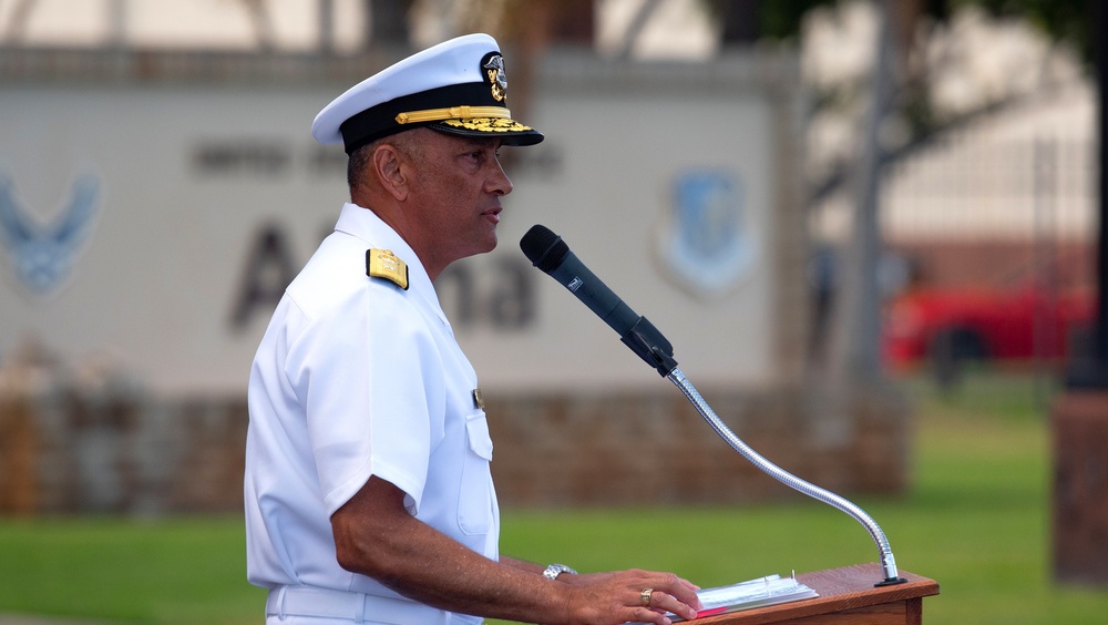 USS Oklahoma honorable carry ceremony