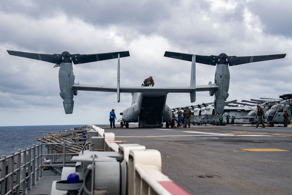 USS America (LHA 6) Conducts Flight Operations