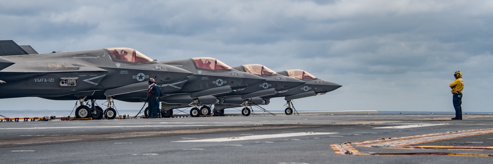 USS America (LHA 6) Conducts Flight Operations