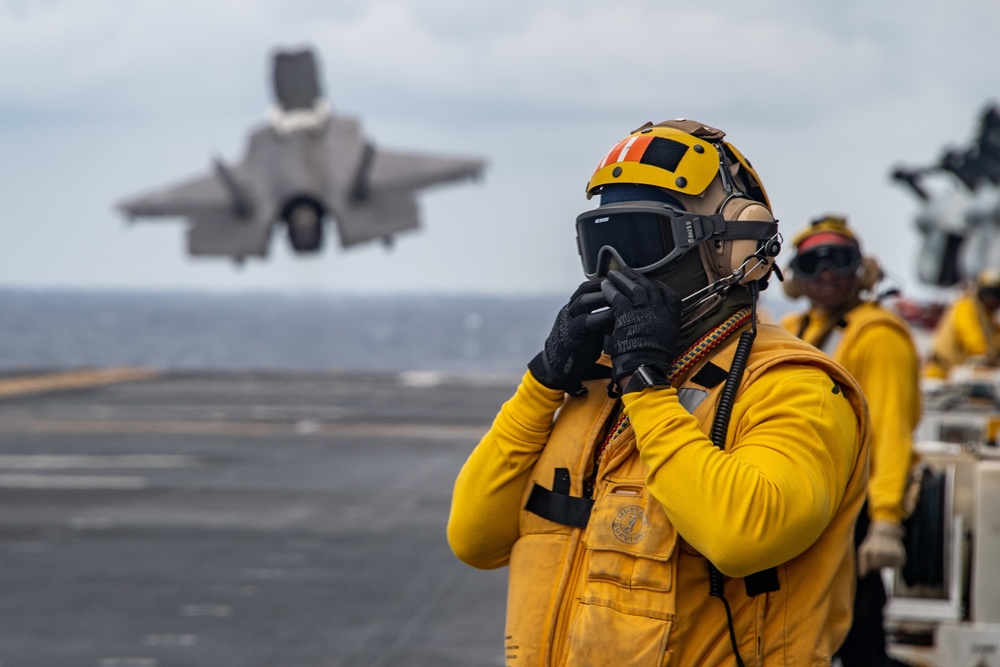 USS America (LHA 6) Conducts Flight Operations