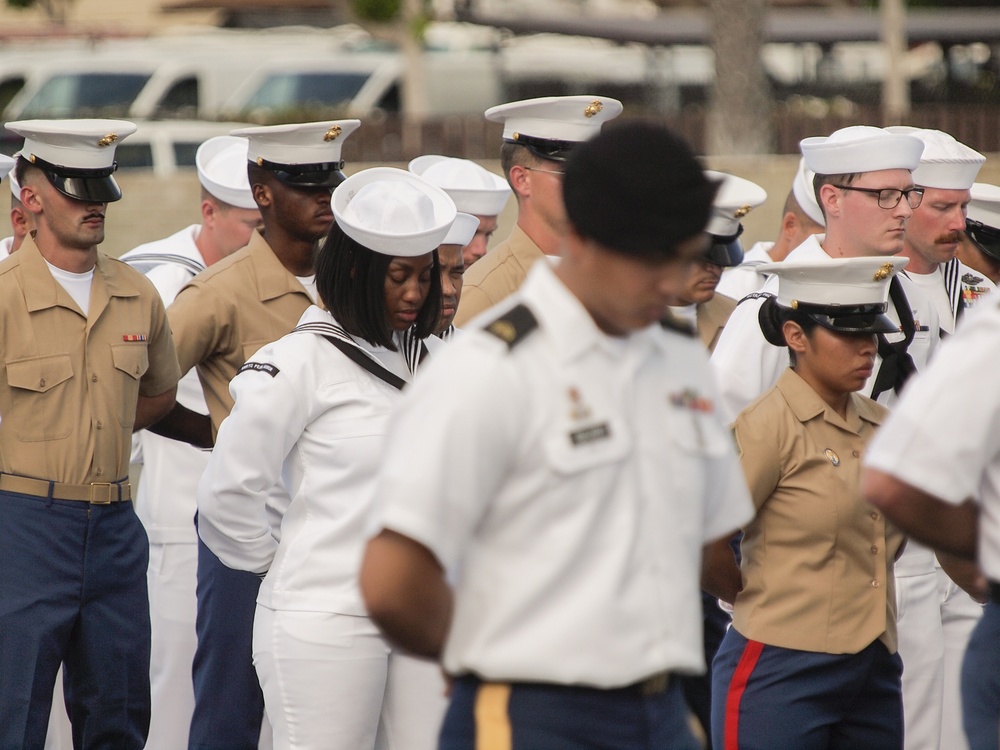 USS Oklahoma Honorable Carry Ceremony