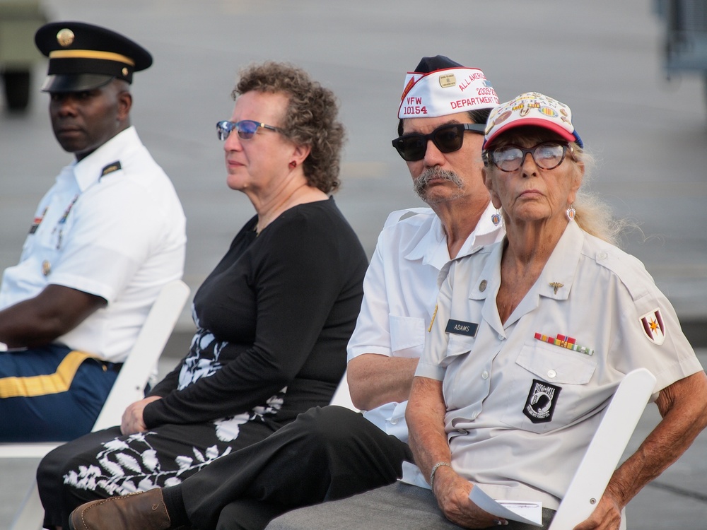 USS Oklahoma Honorable Carry Ceremony