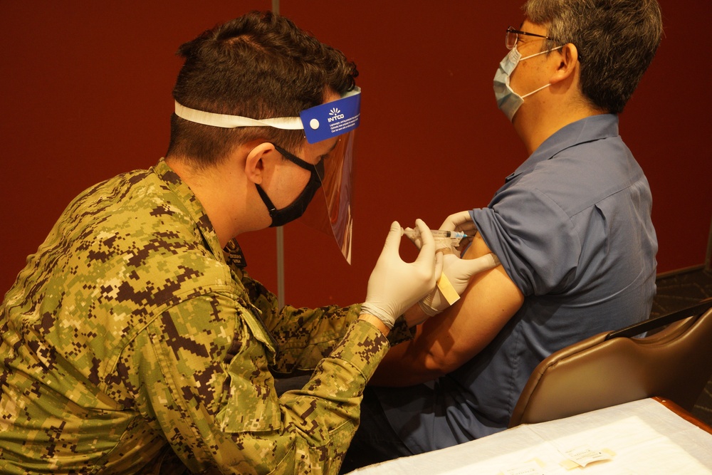 Naval Air Facility Japan Master Laborer Contractors COVID-19 Vaccine Program