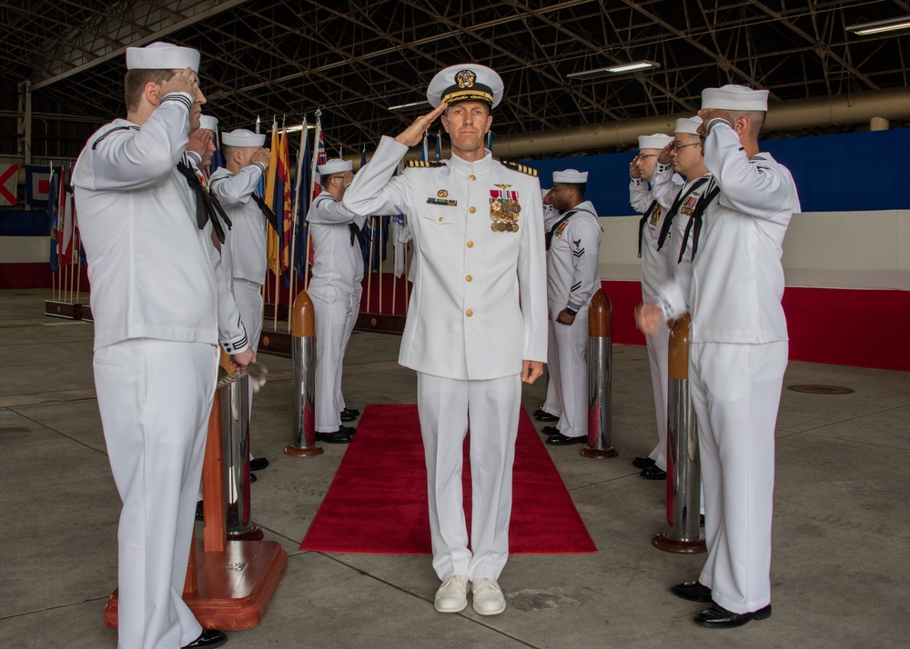 Commander Task Force 72, Change of Command