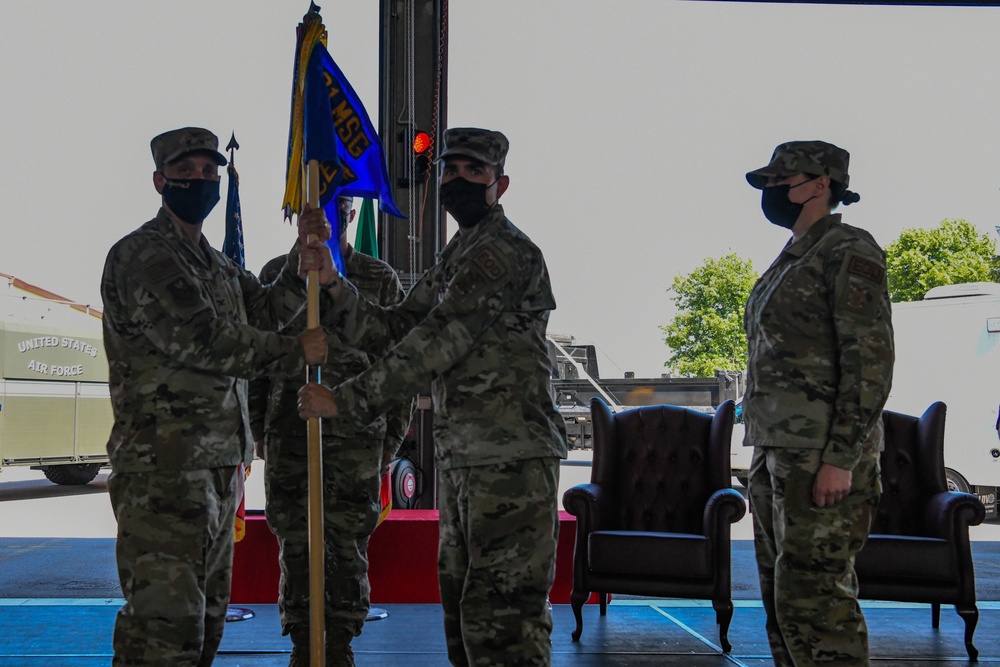 31st Civil Engineering Squadron change of command