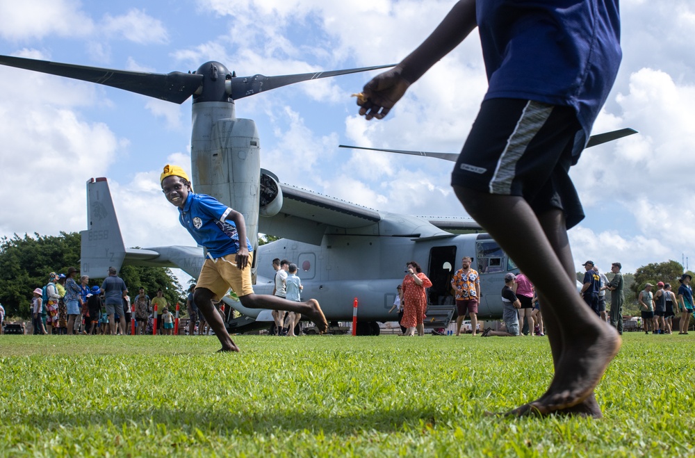 MRF-D hosts a community day in Nhulunbuy