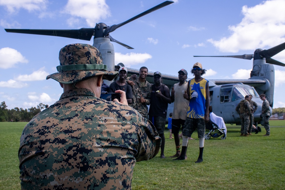 MRF-D hosts a community day in Nhulunbuy