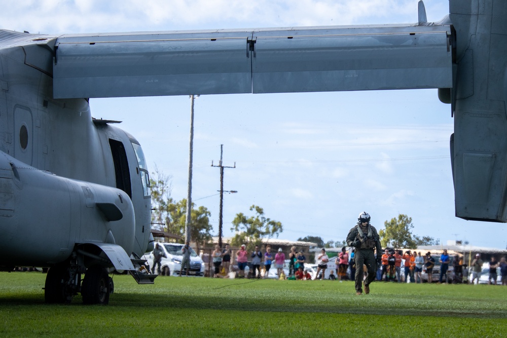 MRF-D hosts a community day in Nhulunbuy