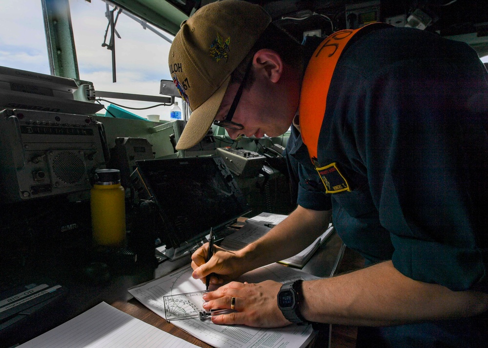 USS Shiloh CG 67 Underway June 18, 2021