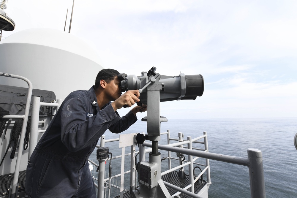 USS Shiloh CG 67 Underway June 18, 2021