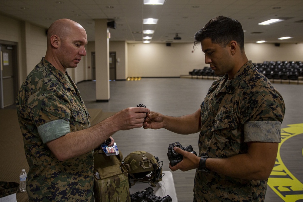 Ground Combat Element Systems brief held at School of Infantry East