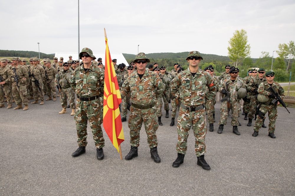 Elements of Kosovo Force 29 Form Up at Camp Albertshof, Germany