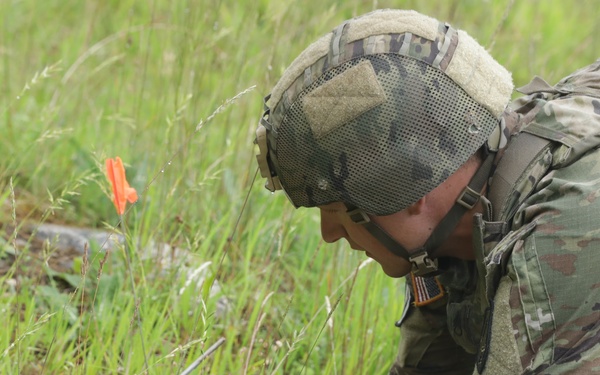Inspecting the explosive