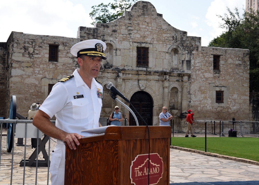 Albuquerque Native serves as Keynote Speaker at Navy Day at the Alamo