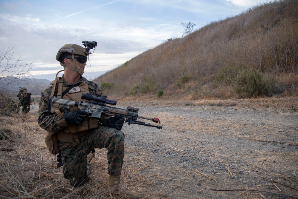 Charlie Co, BLT 1/1 Marines Seize Airfield during Amphibious Assault Exercise