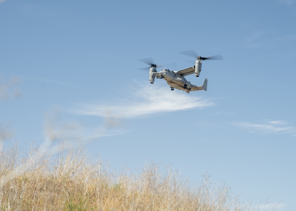 Charlie Co, BLT 1/1 Marines Seize Airfield during Amphibious Assault Exercise