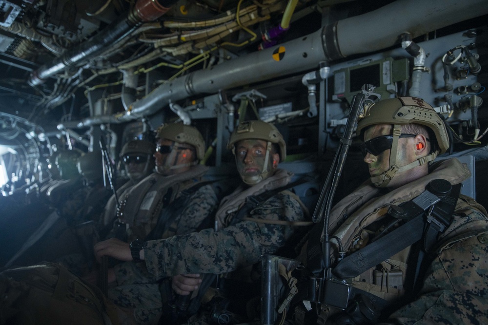 Charlie Co, BLT 1/1 Marines Seize Airfield during Amphibious Assault Exercise