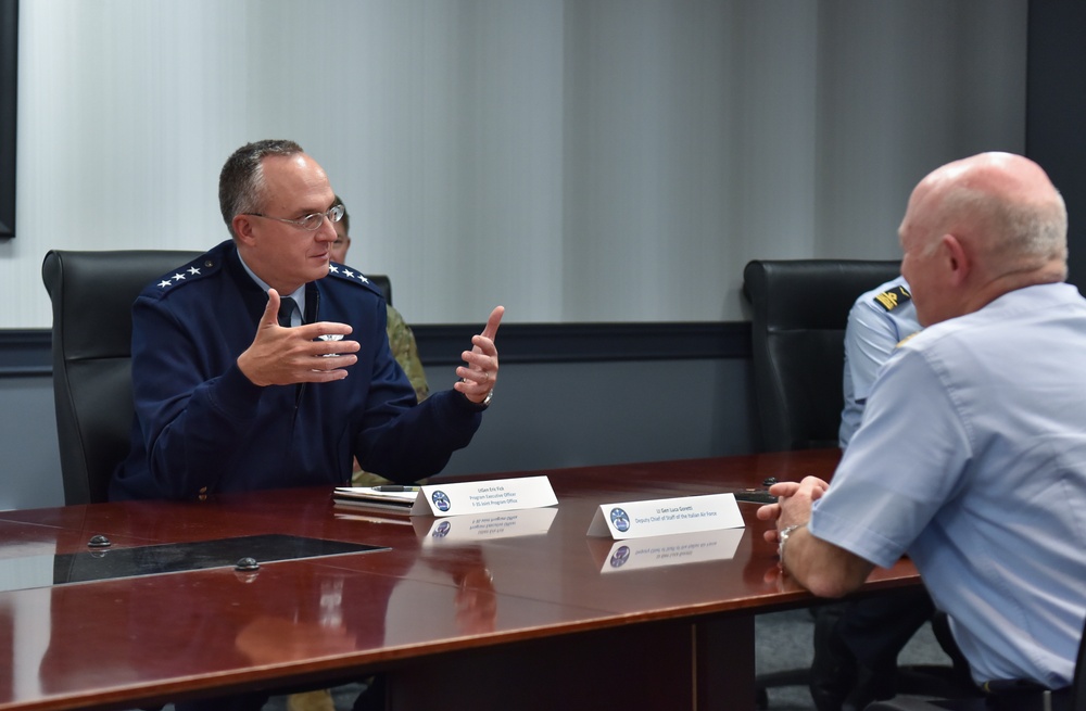 ITAF Deputy Chief of Staff Visits F-35 JPO