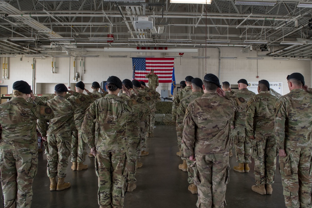 4th Security Forces Squadron assumption of command ceremony