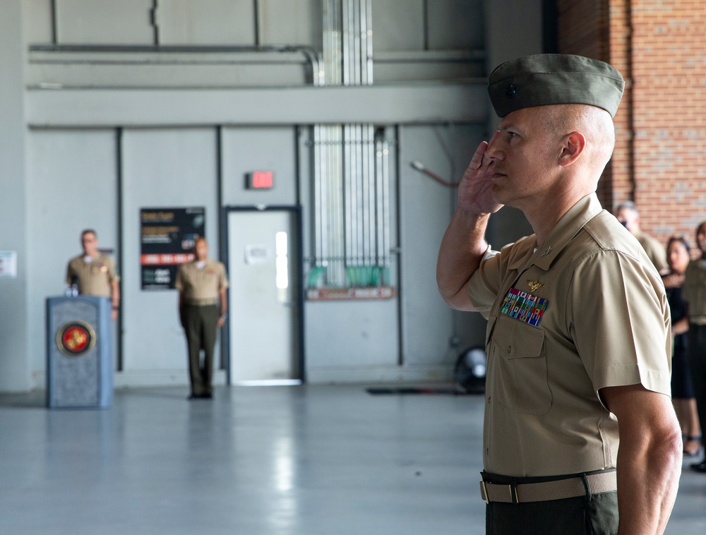 Marine Corps Base Quantico's Securtiy Battalion's Change of Command