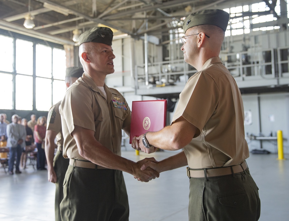 Marine Corps Base Quantico's Securtiy Battalion's Change of Command