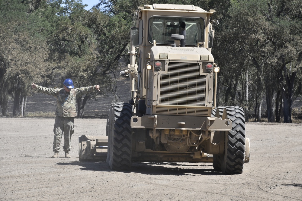 471st Engineer Co. out of Puerto Rico Trains at Fort Hunter Liggett