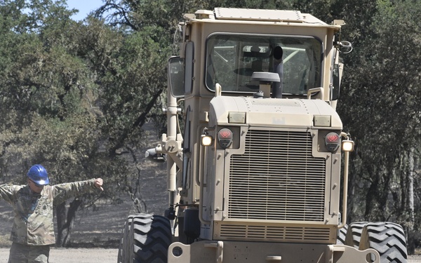 471st Engineer Co. out of Puerto Rico Trains at Fort Hunter Liggett