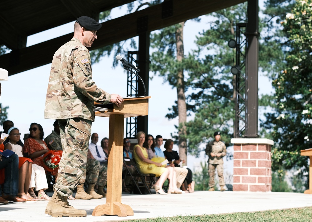 Col. Jeremy St. Laurent takes command of the 597th Transportation Brigade