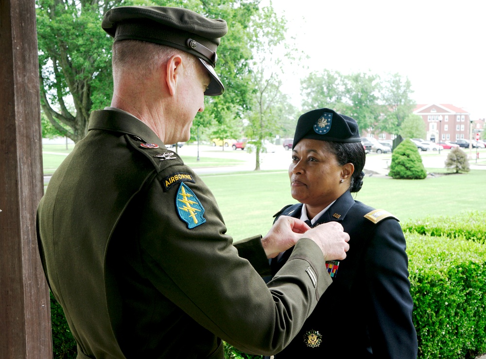 Lt. Col. Barbee Retirement Award Ceremony