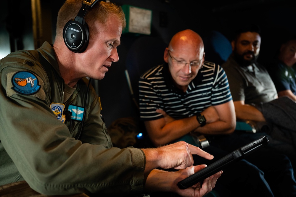 Dover AFB honorary commanders take flight