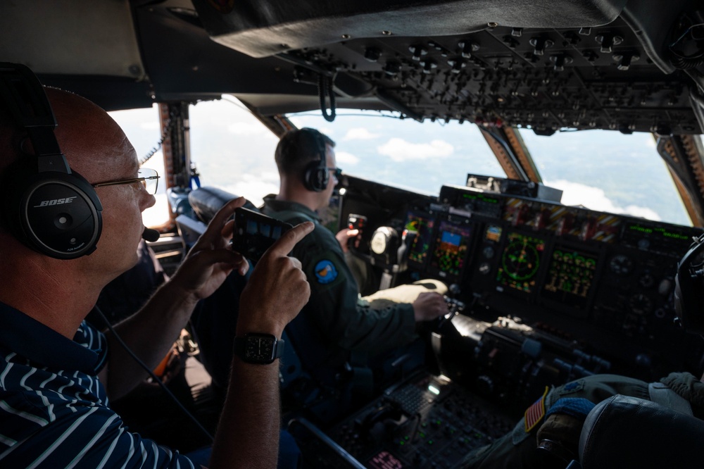 Dover AFB honorary commanders take flight