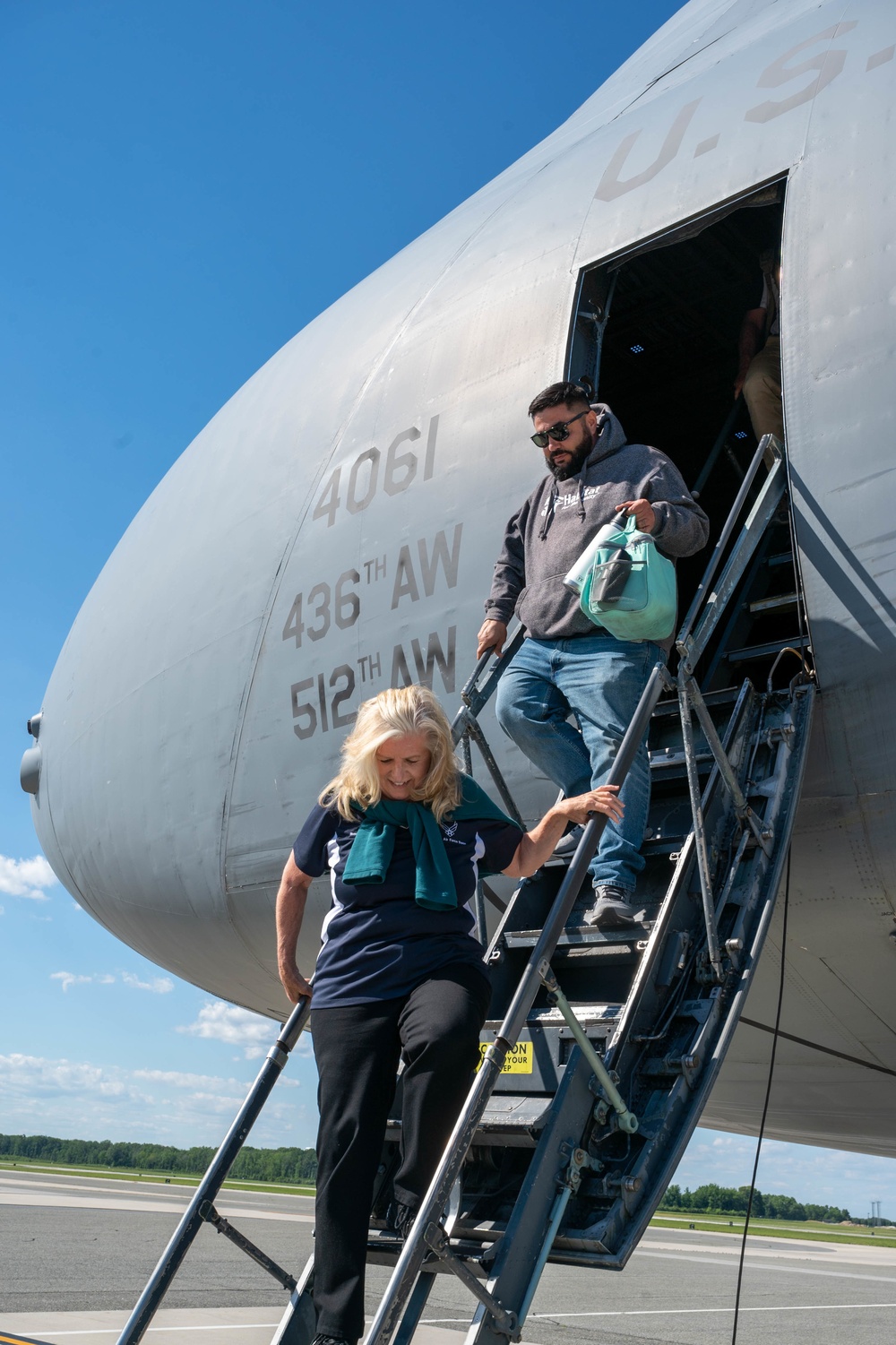 Dover AFB honorary commanders take flight