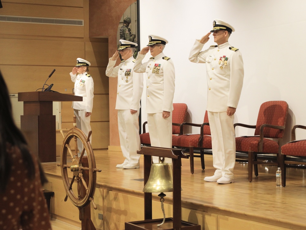 Naval Medical Forces Pacific Commander Presides over Change of Command for Navy's Medical R&amp;D Enterprise