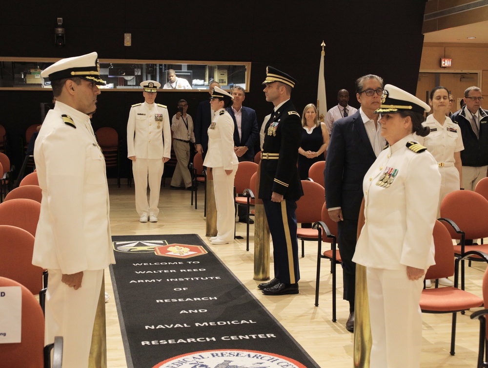 Naval Medical Forces Pacific Commander Presides over Change of Command for Navy's Medical R&amp;D Enterprise