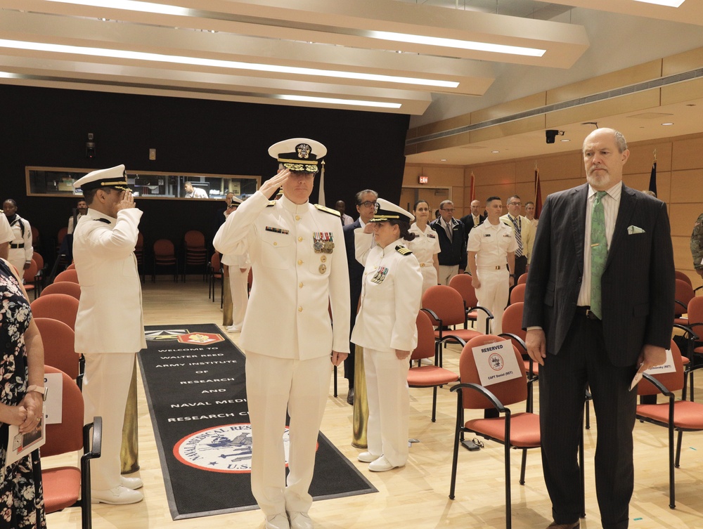 Naval Medical Forces Pacific Commander Presides over Change of Command for Navy's Medical R&amp;D Enterprise