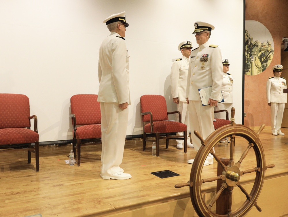 Naval Medical Forces Pacific Commander Presides over Change of Command for Navy's Medical R&amp;D Enterprise