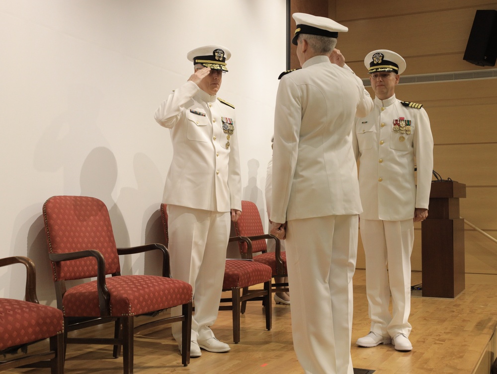 Naval Medical Forces Pacific Commander Presides over Change of Command for Navy's Medical R&amp;D Enterprise