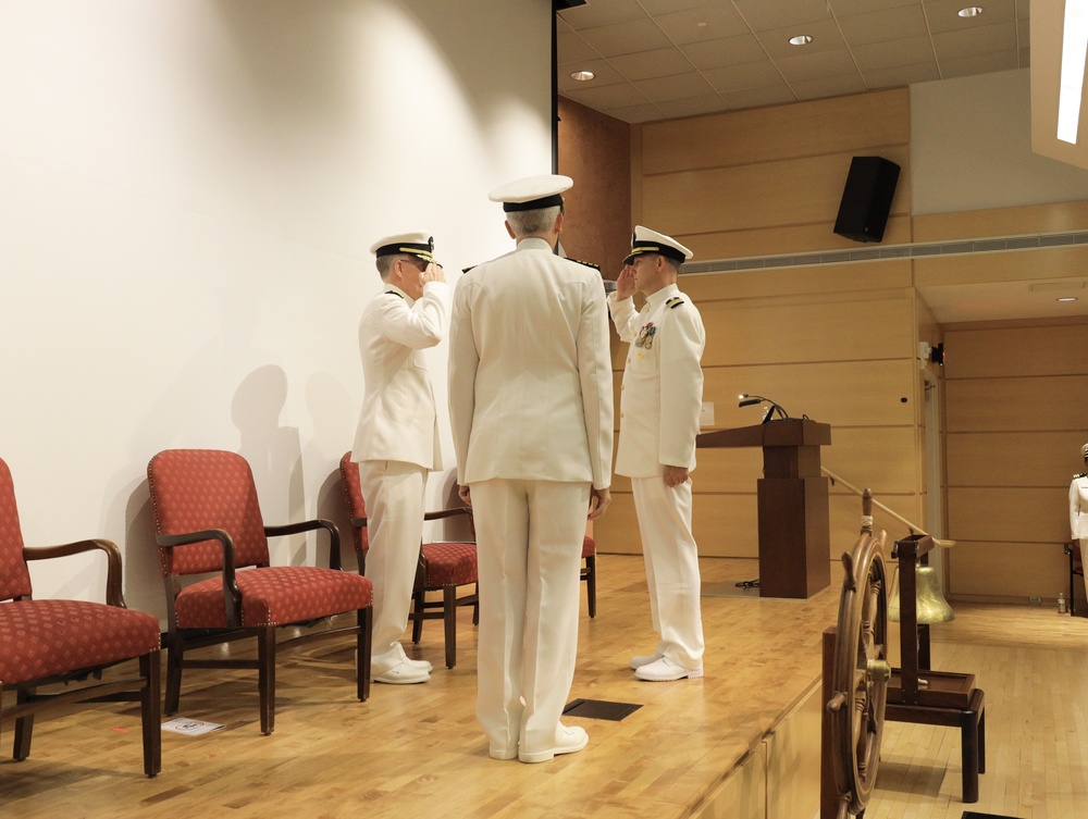 Naval Medical Forces Pacific Commander Presides over Change of Command for Navy's Medical R&amp;D Enterprise