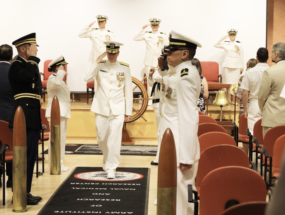 Naval Medical Forces Pacific Commander Presides over Change of Command for Navy's Medical R&amp;D Enterprise