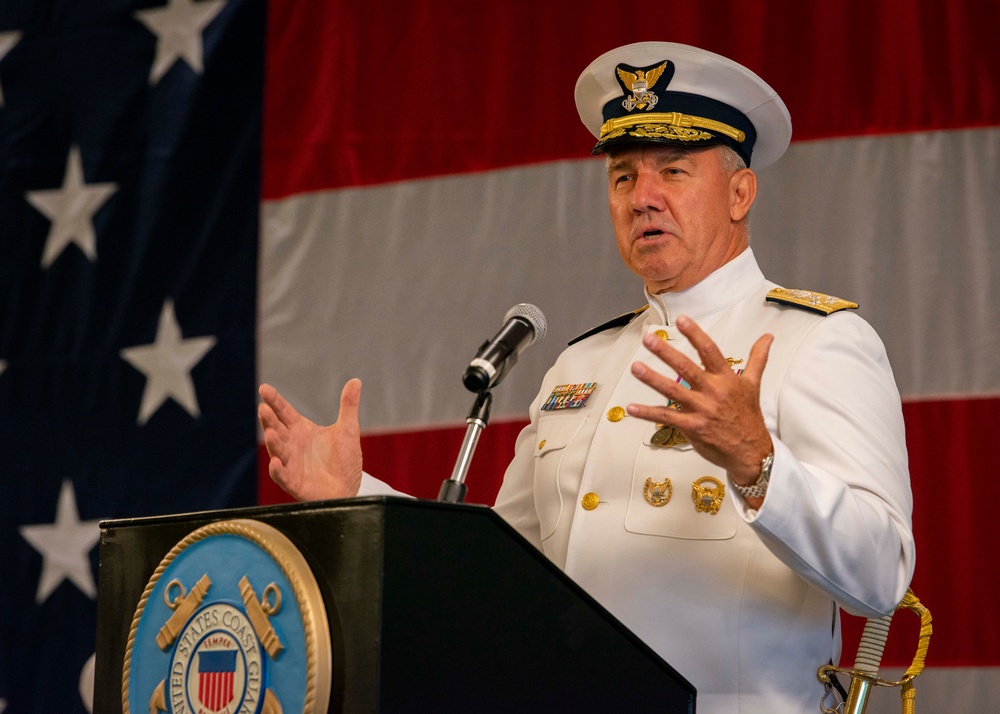 Coast Guard 8th District holds change-of-command ceremony