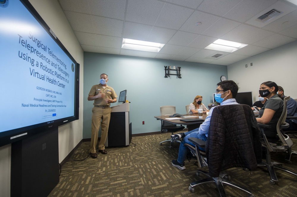 NMCSD staff and Academic Partners from the University of California San Diego and Intuitive Surgical Present Capabilities of Current Projects and Future Collaborations