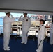 Coast Guard Cutter Healy hosts a change of command ceremony
