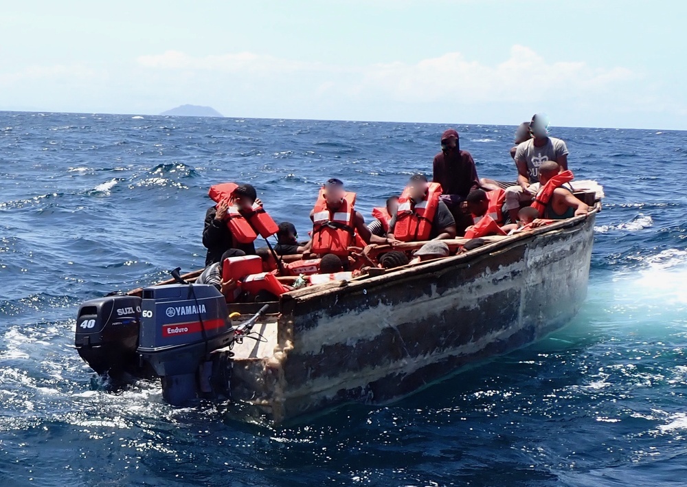 Coast Guard repatriates 38 migrants to the Dominican Republic, following interdiction of illegal voyage near Puerto Rico 