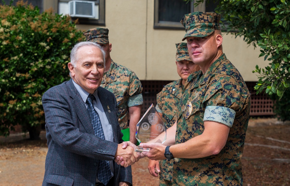 Pendleton PMO Marine receives Kallstrom Leadership Award